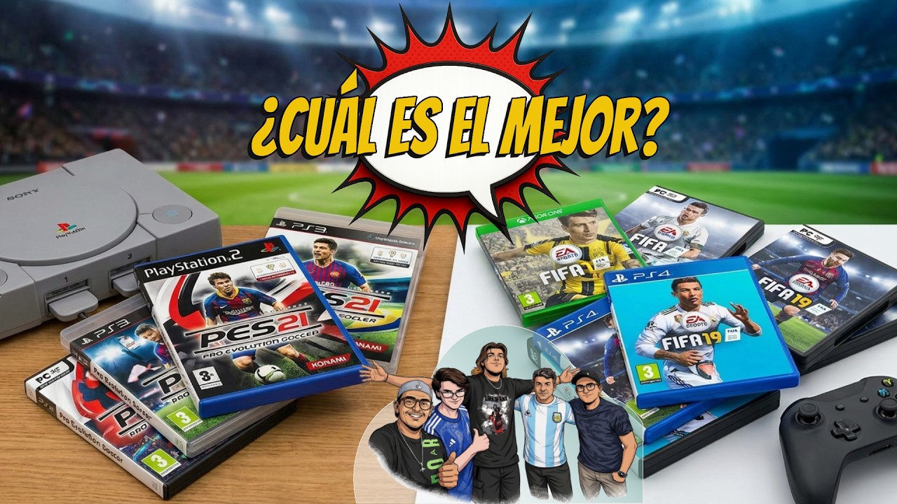PES vs FIFA: la guerra que dividió al fútbol virtual durante más de dos décadas