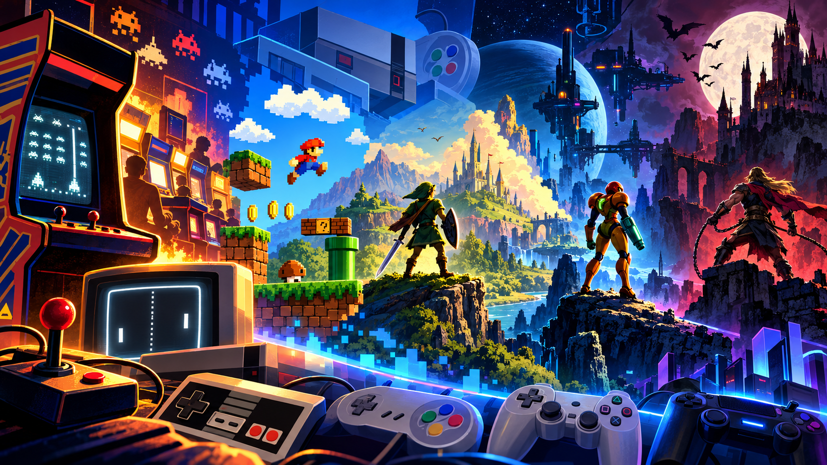 Una Breve Historia Sobre los Videojuegos